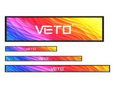 VETO 23.1 inch Bar Screen Edge Display Bar Lcd-paneel voor planken Supermarkt Digitaal signage Stretched