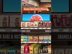 Gelasscherm dubbelzijdig display, welkom bij het consulaat.