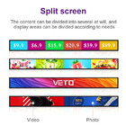 Shelf Screen Stretched Bar LCD Display For Retail Store/Shopping Mall/Supermarket