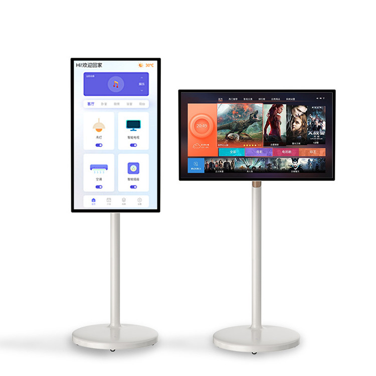 Draadloos opladen Android Interactief scherm Draagbare TV Mobiele 350cd/m2 Helderheid