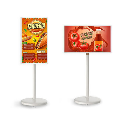 Kwaliteit 21.5/27/32 inch Stand By Me Smart TV Moving Screen Android ingebouwde 5H batterijduur Fabriek