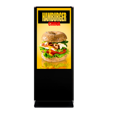 Reclame-speler voor totems in de binnenruimte, digitale borden, LCD-scherm, kiosk