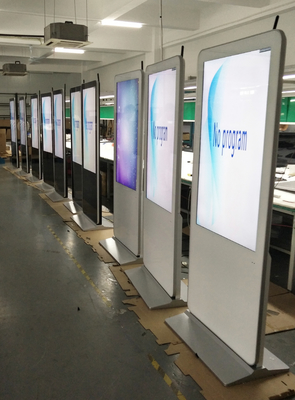 VETO 43 49 55 inch Verticale Touch Kiosk Totem Android PC LCD Digital Signage Display Reclame schermen