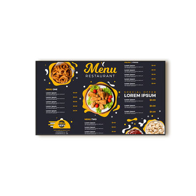 VETO Indoor Menu Display Android Lcd Touchscreen Digitaal Signage Retail Store Exhibition Hall