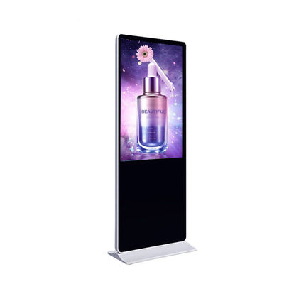 VETO 32-65 Inch CMS Control Android LCD Floor Standing Advertising Player Ultra Thin Touch Screen Digitaal signage