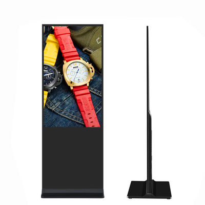 VETO 65 inch Indoor Android LCD Advertising Player 4k Floor Stand Touch Screen Digitaal signage